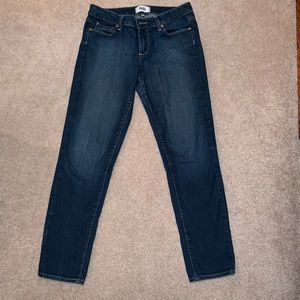 Paige Skyline Ankle Peg Skinny Jeans. Size 28.